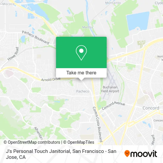 Mapa de J's Personal Touch Janitorial