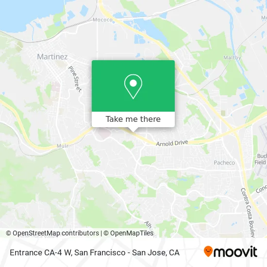 Entrance CA-4 W map