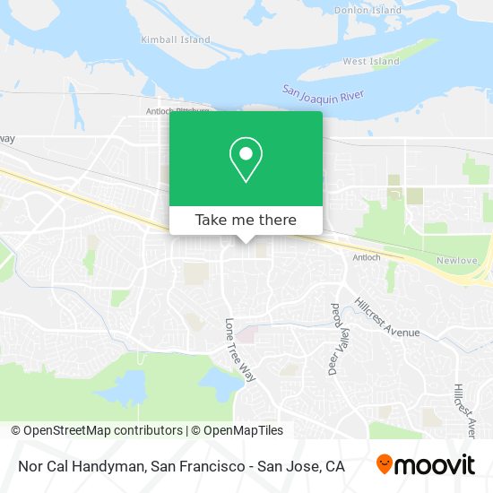 Mapa de Nor Cal Handyman