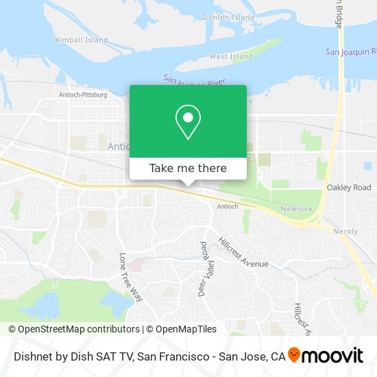 Dishnet by Dish SAT TV map