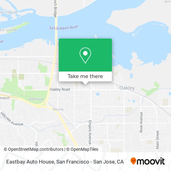 Mapa de Eastbay Auto House