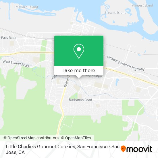 Little Charlie's Gourmet Cookies map