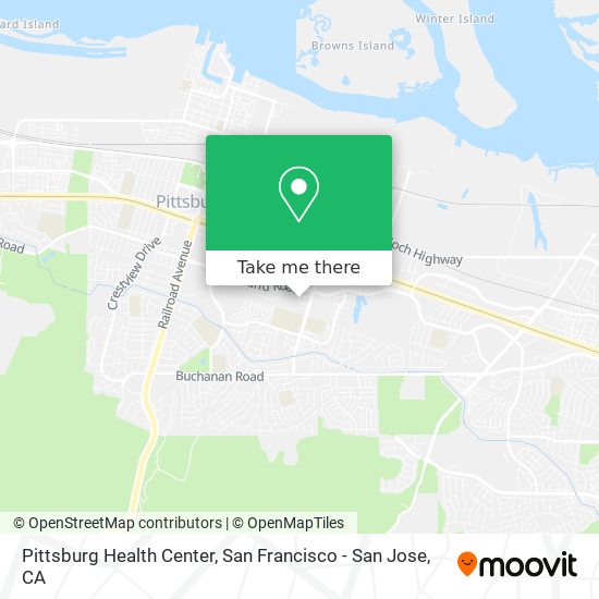 Pittsburg Health Center map