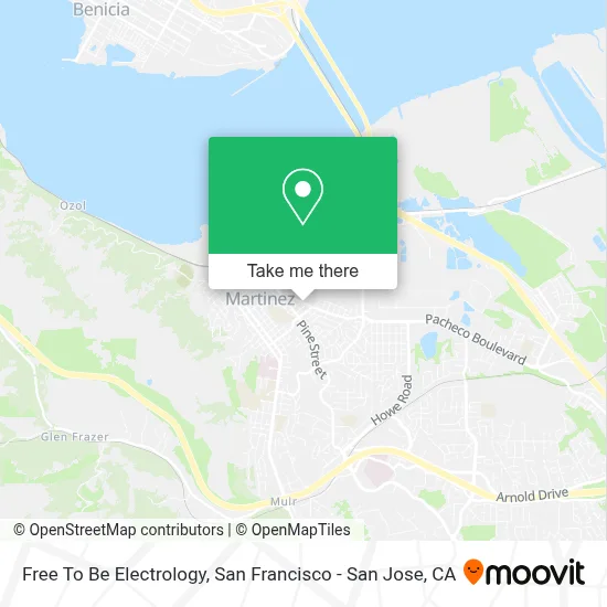 Free To Be Electrology map