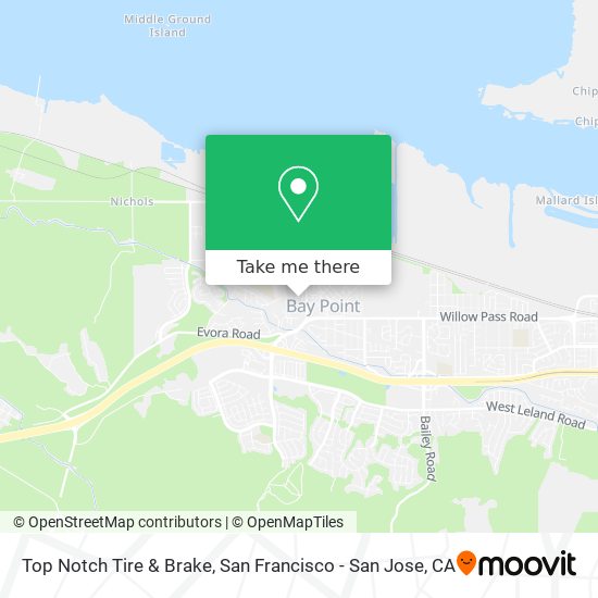 Top Notch Tire & Brake map