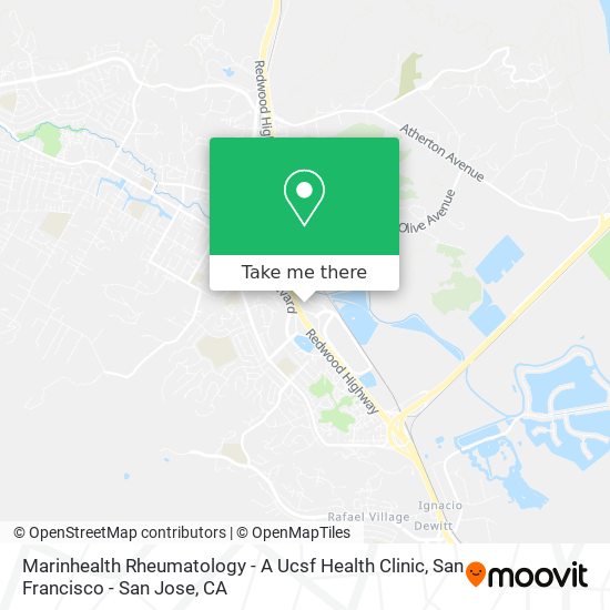 Marinhealth Rheumatology - A Ucsf Health Clinic map