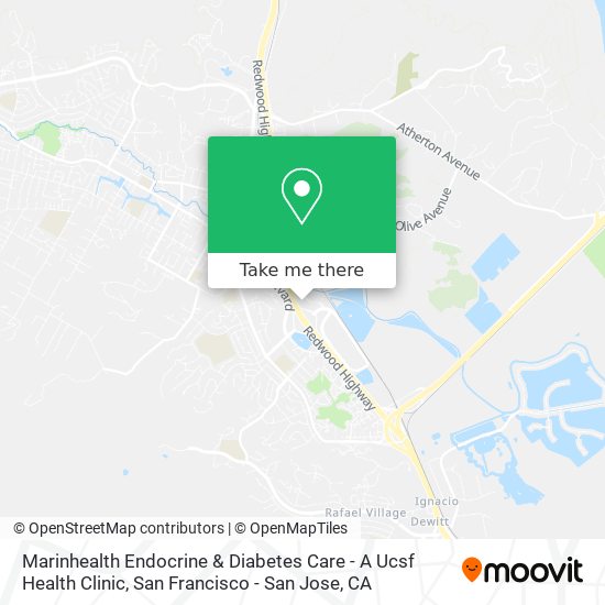 Marinhealth Endocrine & Diabetes Care - A Ucsf Health Clinic map