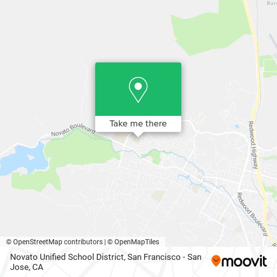 Novato Unified School District map