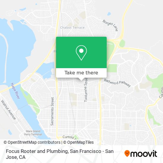 Focus Rooter and Plumbing map