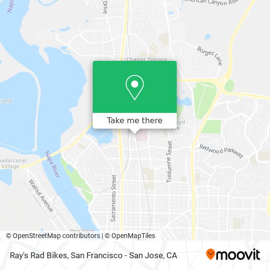 Ray's Rad Bikes map