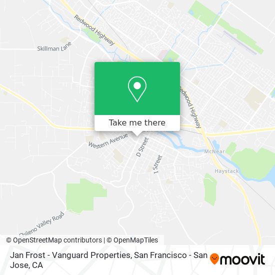 Jan Frost - Vanguard Properties map