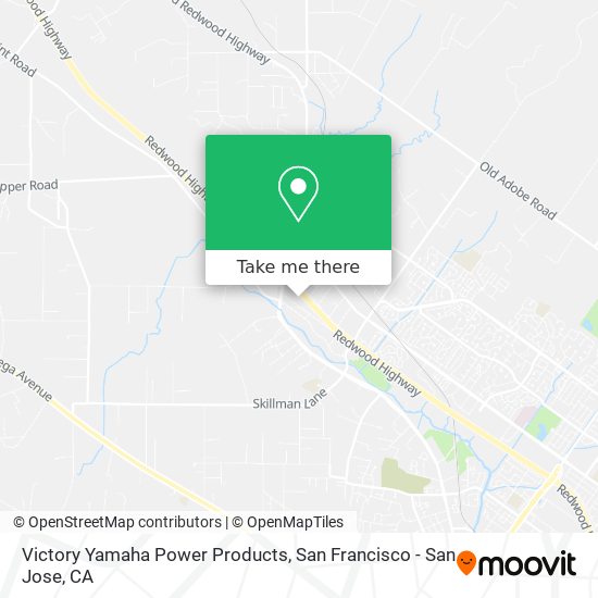 Victory Yamaha Power Products map