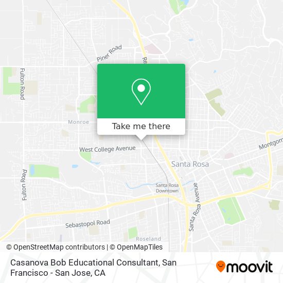 Casanova Bob Educational Consultant map