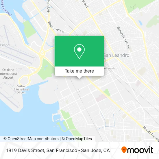 1919 Davis Street map