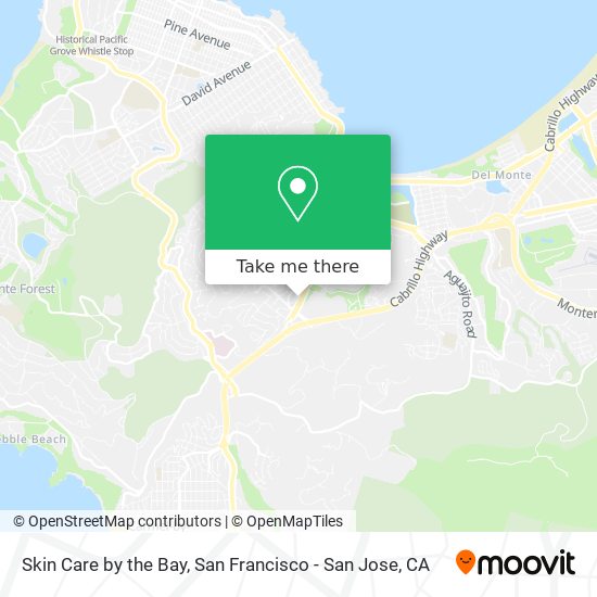 Skin Care by the Bay map