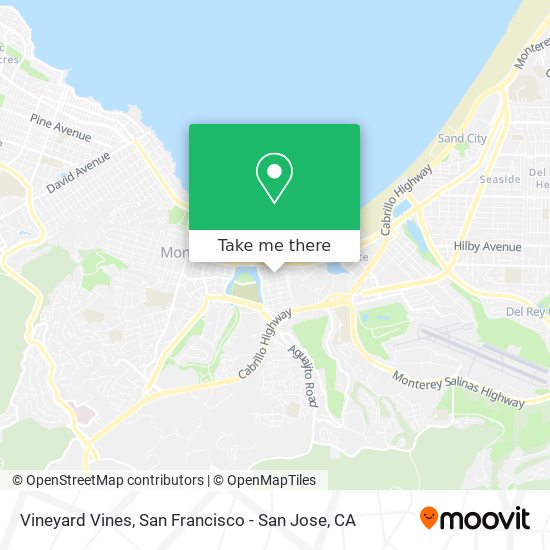 Mapa de Vineyard Vines