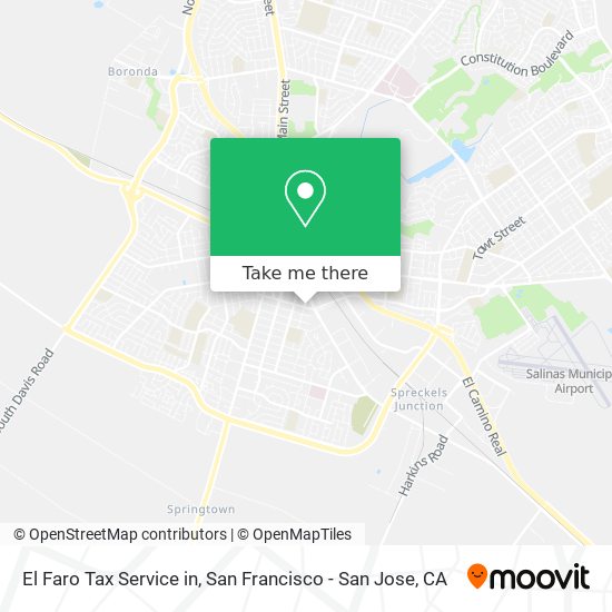 El Faro Tax Service in map