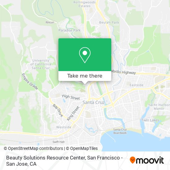 Mapa de Beauty Solutions Resource Center