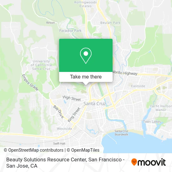 Beauty Solutions Resource Center map