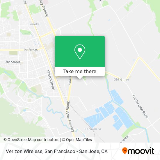 Verizon Wireless map