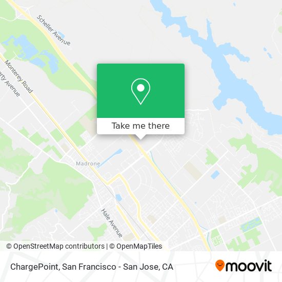 Mapa de ChargePoint