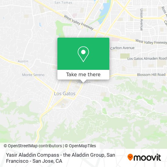 Mapa de Yasir Aladdin Compass - the Aladdin Group