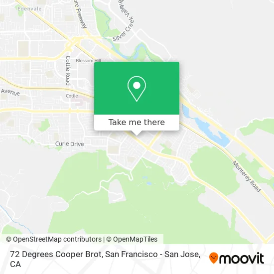 72 Degrees Cooper Brot map