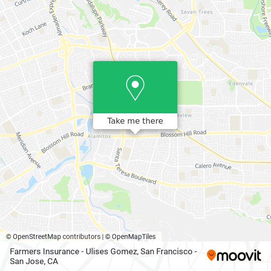 Farmers Insurance - Ulises Gomez map