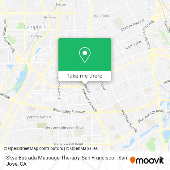 Mapa de Skye Estrada Massage Therapy