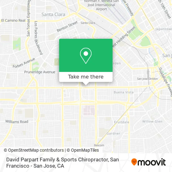 David Parpart Family & Sports Chiropractor map