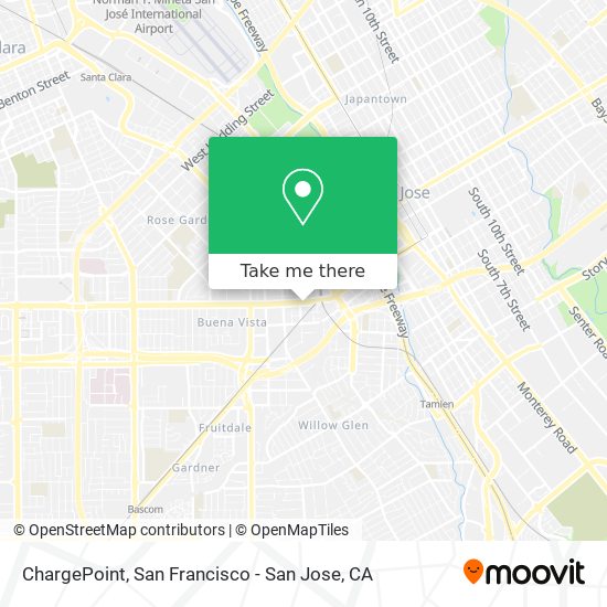 Mapa de ChargePoint