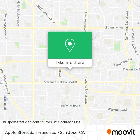 Apple Store map