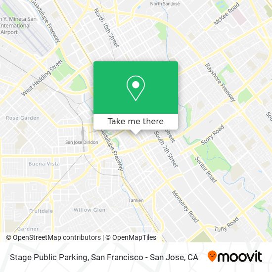Mapa de Stage Public Parking