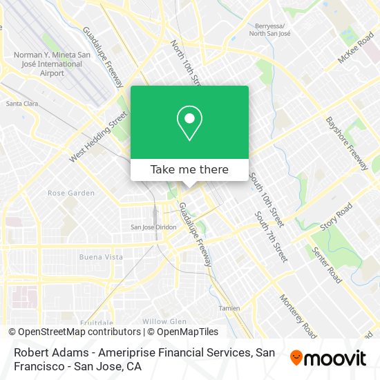 Robert Adams - Ameriprise Financial Services map