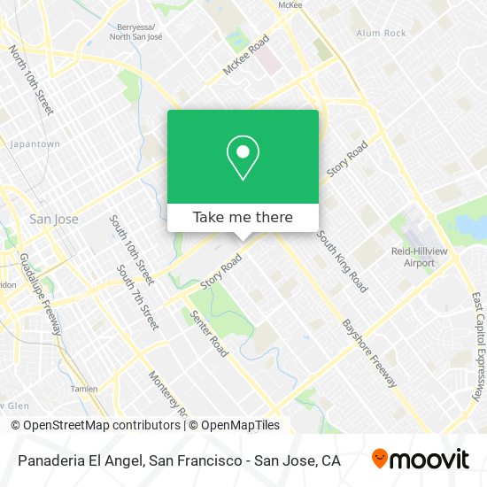 Mapa de Panaderia El Angel