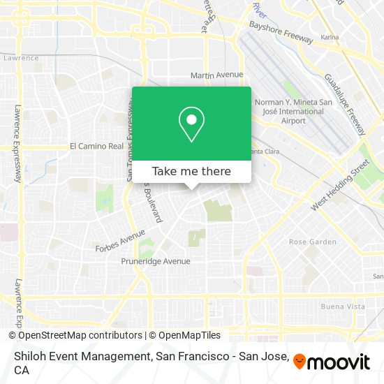 Shiloh Event Management map