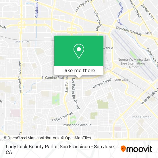 Lady Luck Beauty Parlor map