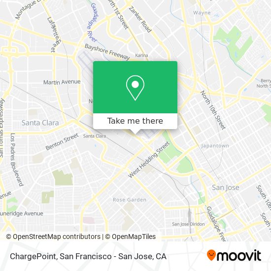 Mapa de ChargePoint