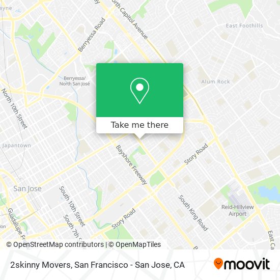 Mapa de 2skinny Movers