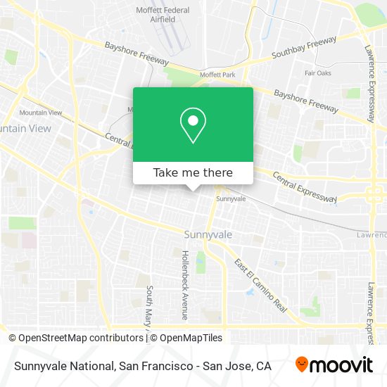 Sunnyvale National map