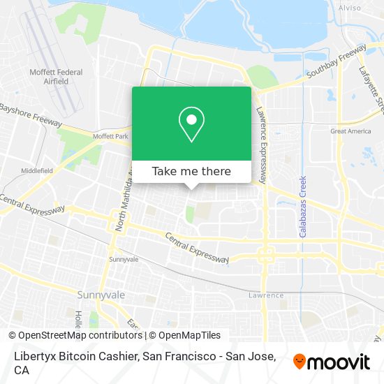 Libertyx Bitcoin Cashier map