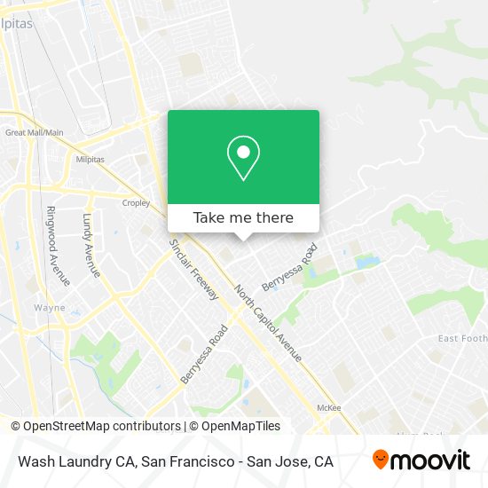 Mapa de Wash Laundry CA