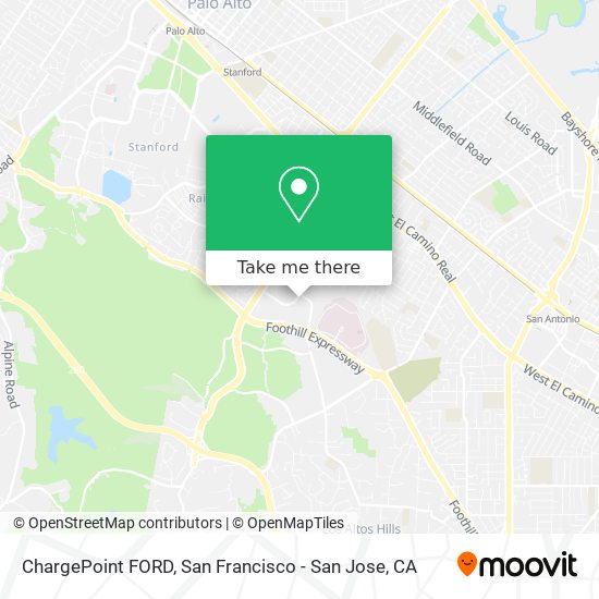 ChargePoint FORD map