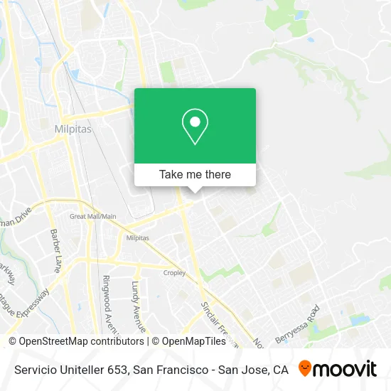 Servicio Uniteller 653 map