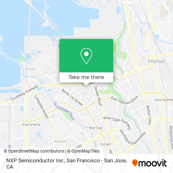 Mapa de NXP Semiconductor Inc.