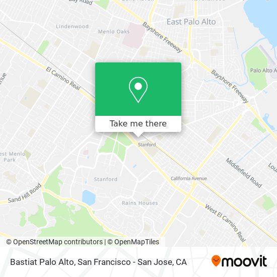 Bastiat Palo Alto map