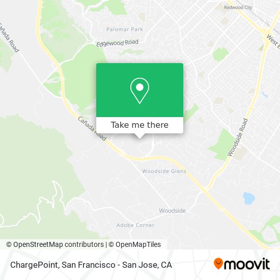 Mapa de ChargePoint