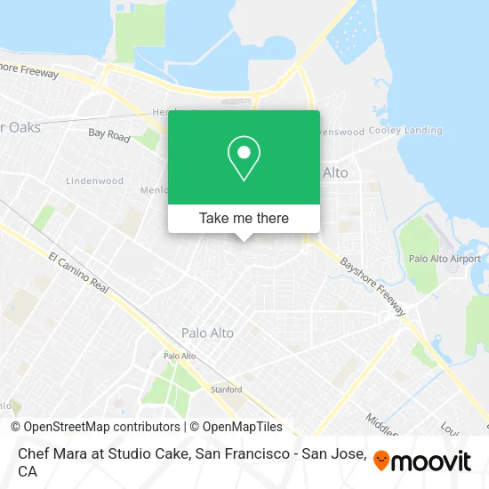 Chef Mara at Studio Cake map