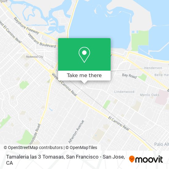 Tamaleria las 3 Tomasas map