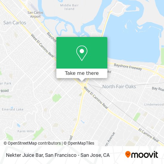 Nekter Juice Bar map